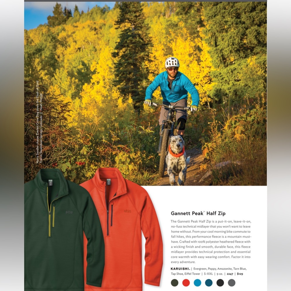 Stio Gannett Peak Half Zip size M 2247F18 - Picture 11 of 11